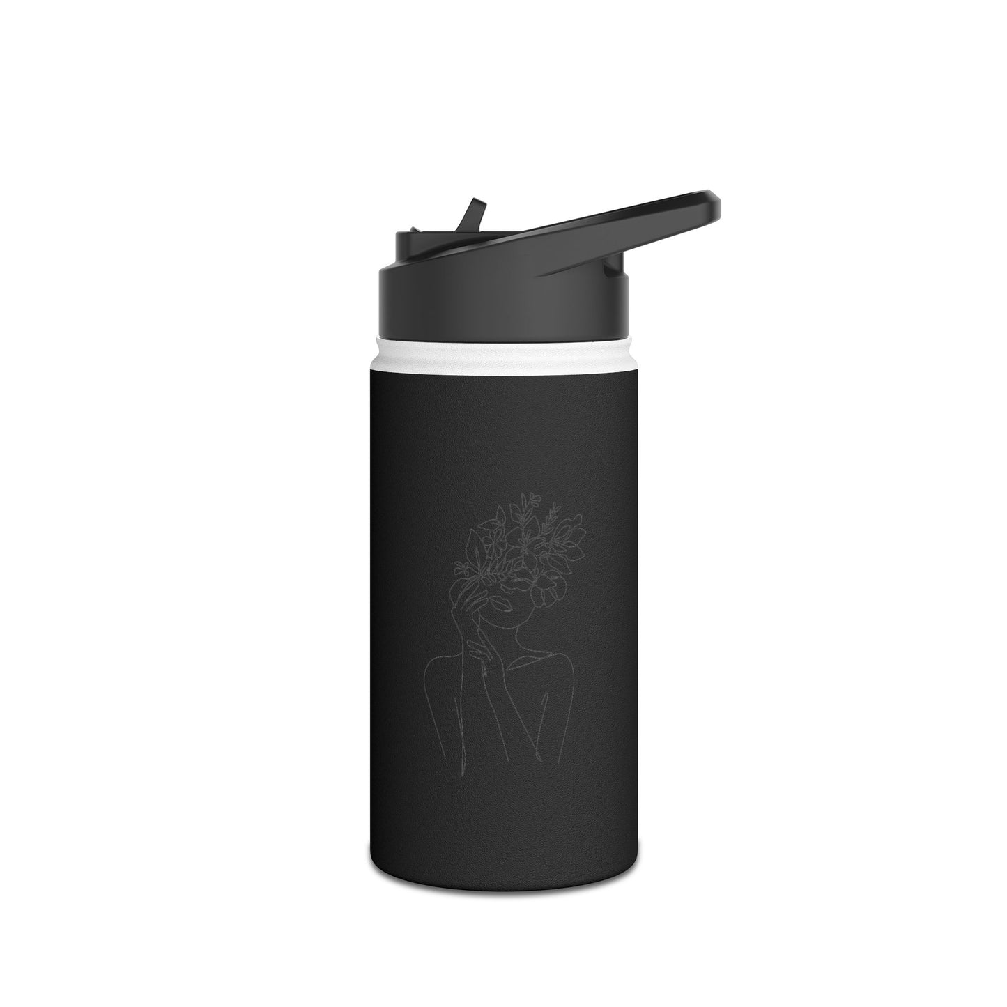 Women Stainless Steel Water Bottle, Standard Lid