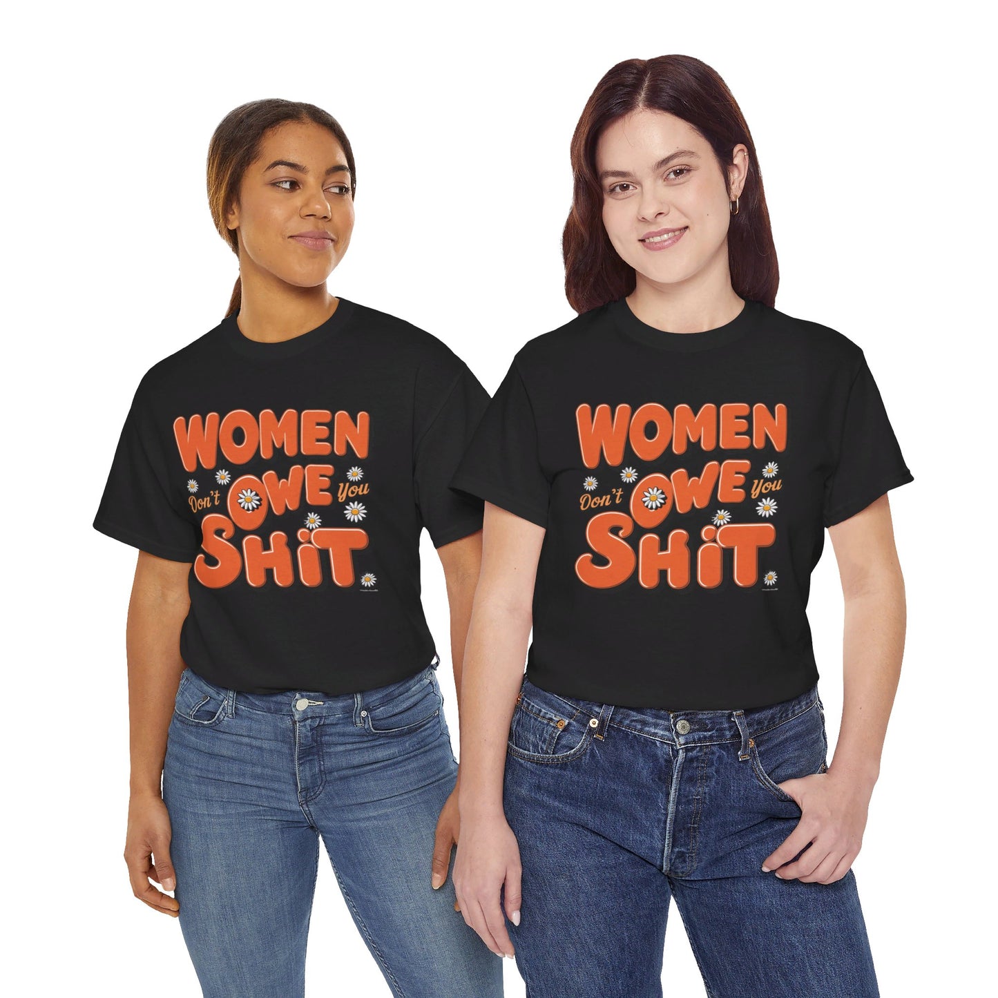 Women Don't Women Heavy Cotton Tee