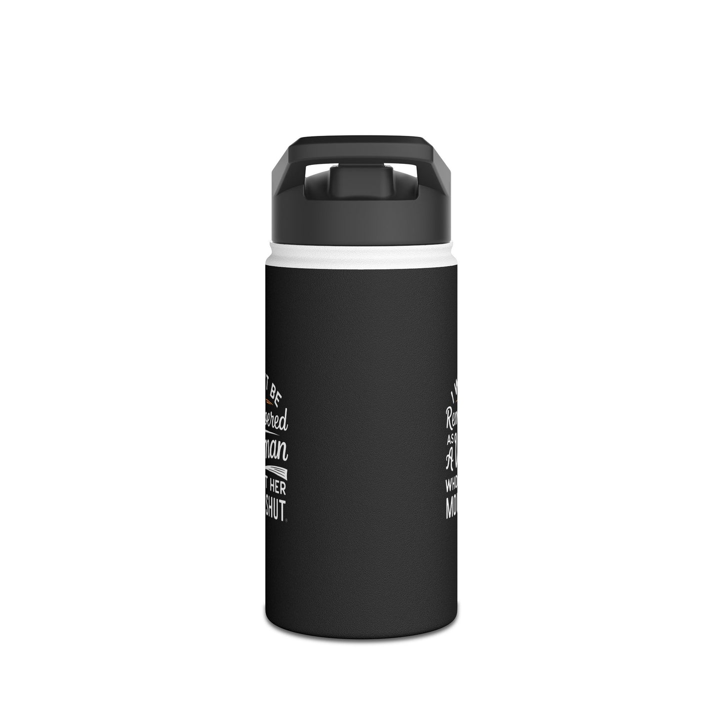 I Wont Be   Stainless Steel Water Bottle, Standard Lid