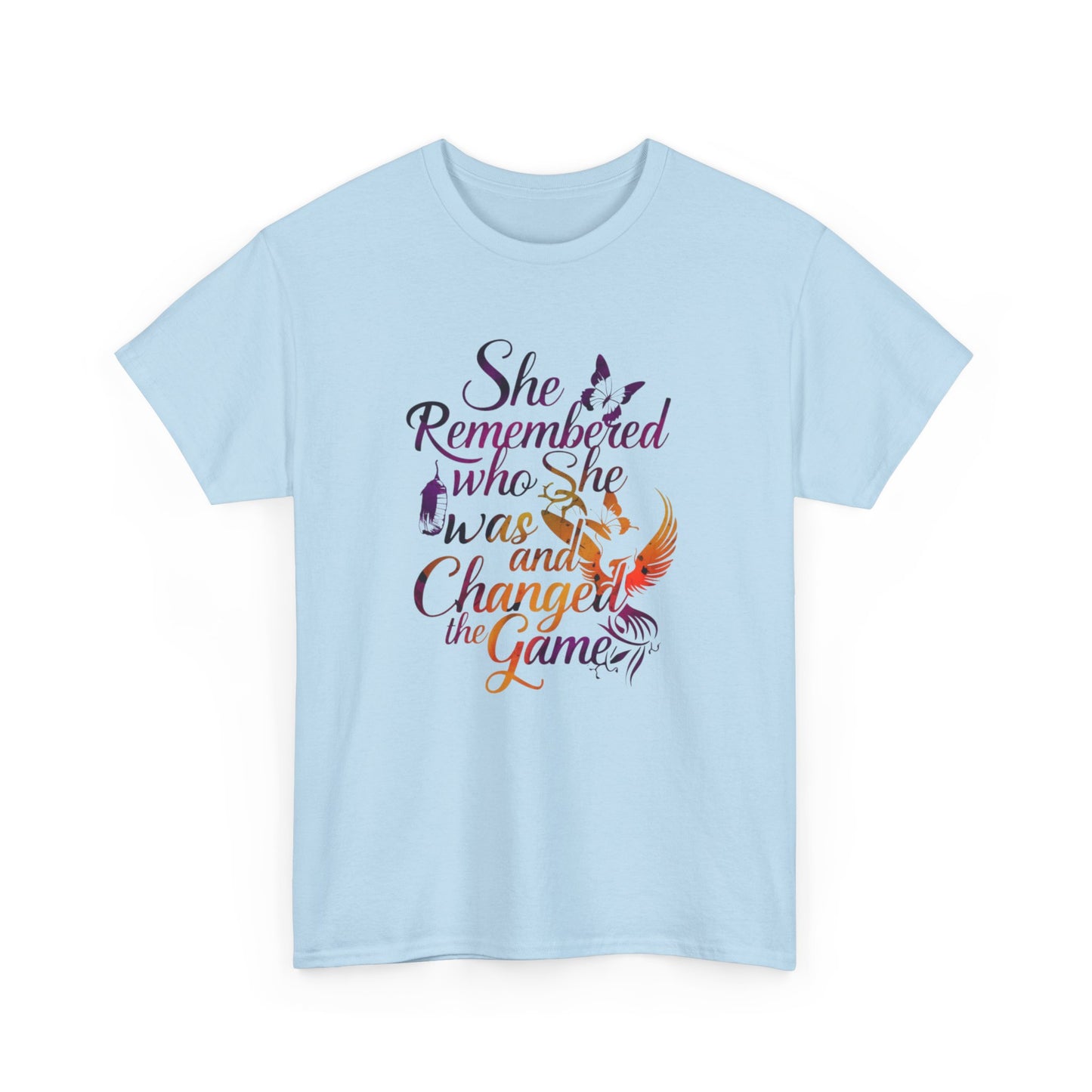 She Remembered Who She Was T Shirt with Hearts