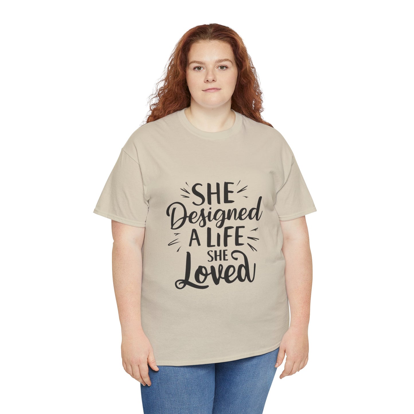 She Designed A Life T Shirt with Hearts