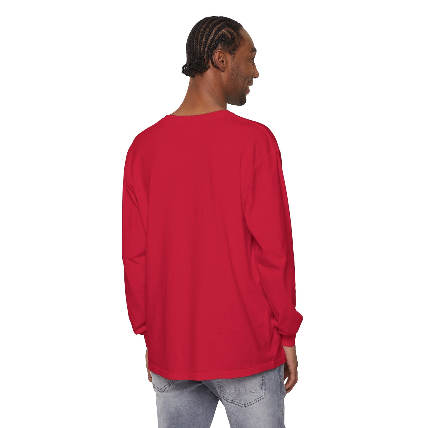 Actually I Can Women Garment-dyed Long Sleeve T-Shirt