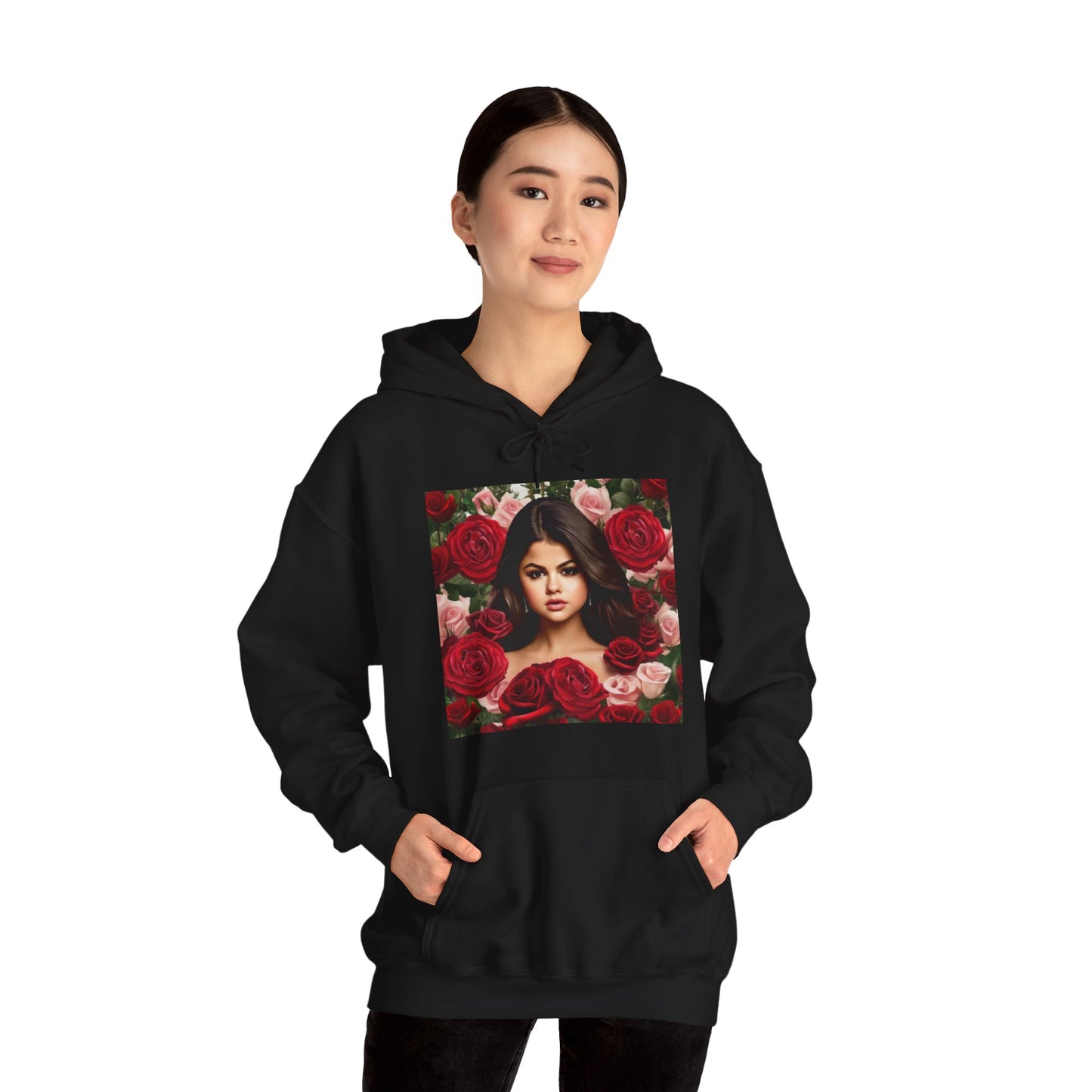 Selena Gomez Printed Unisex Heavy Blend™ Hooded Sweatshirt
