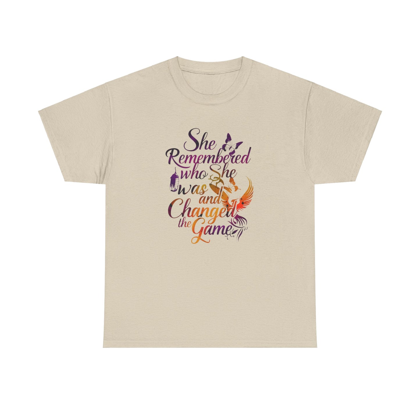 She Remembered Who She Was T Shirt with Hearts
