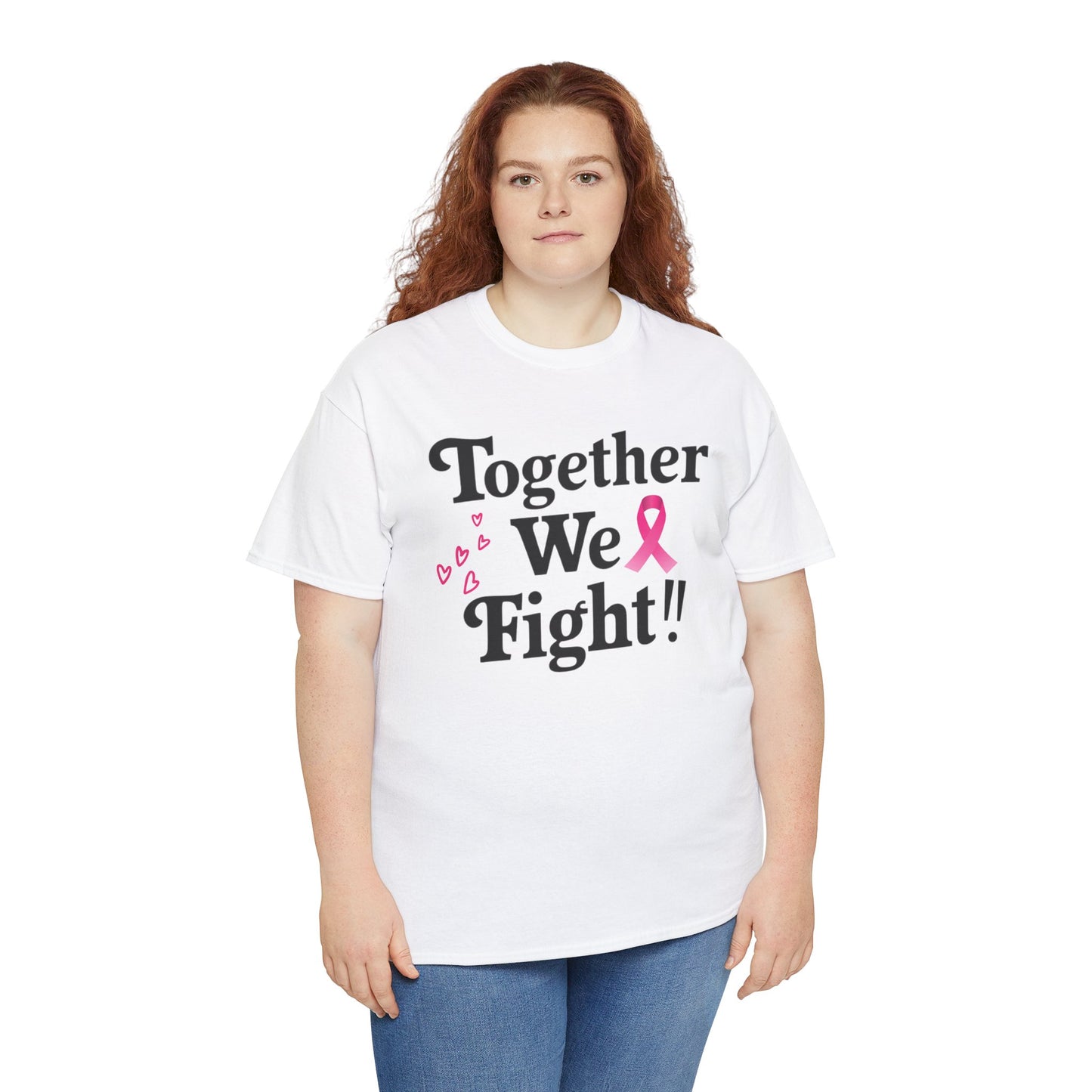 Together We Fight Unisex Heavy Cotton Tee