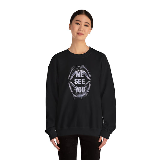 We See You Unisex Heavy Blend™ Crewneck Sweatshirt