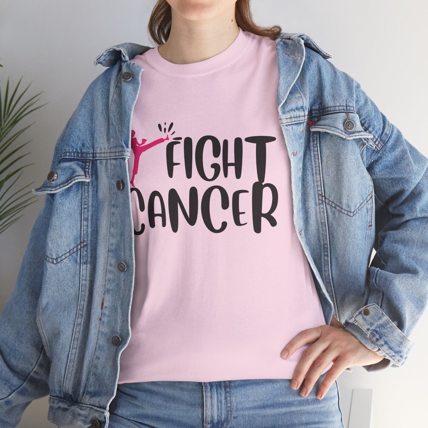 Fight Cancer Unisex Heavy Cotton Tee