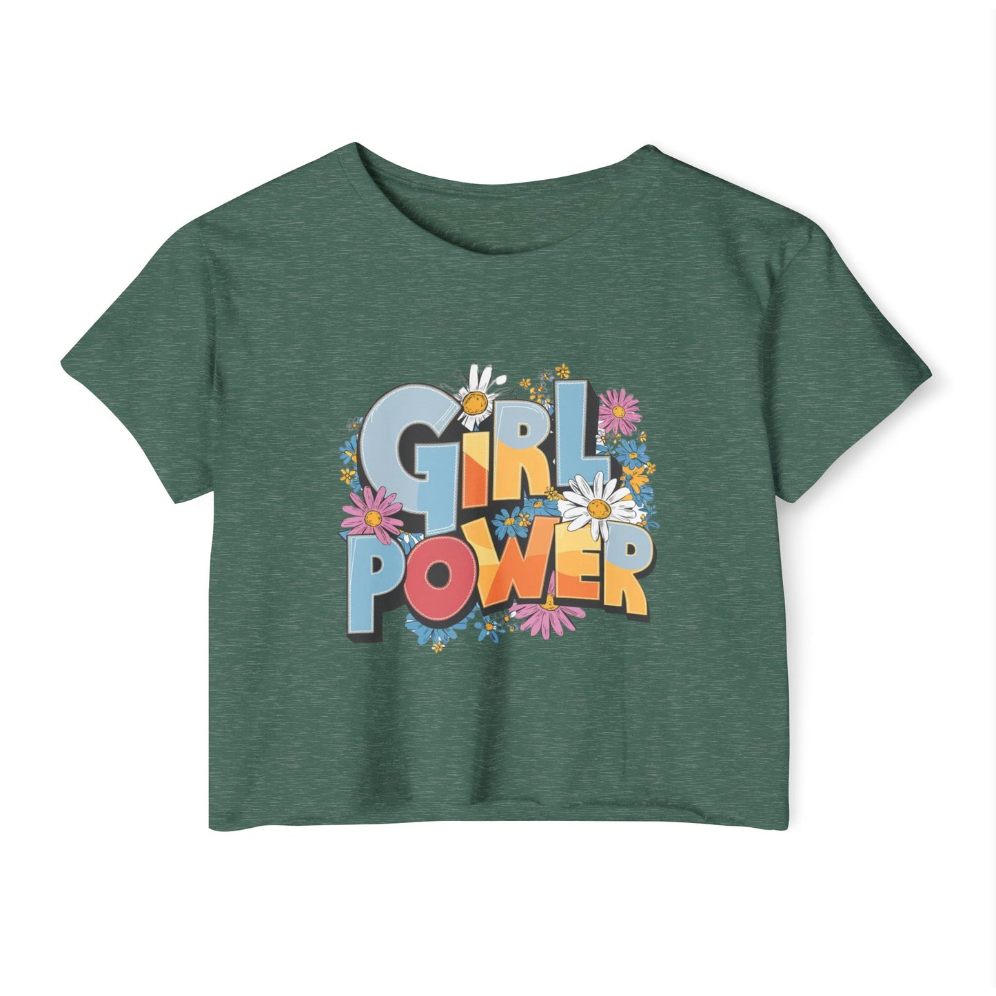 Girl Power Women's Festival Crop Top