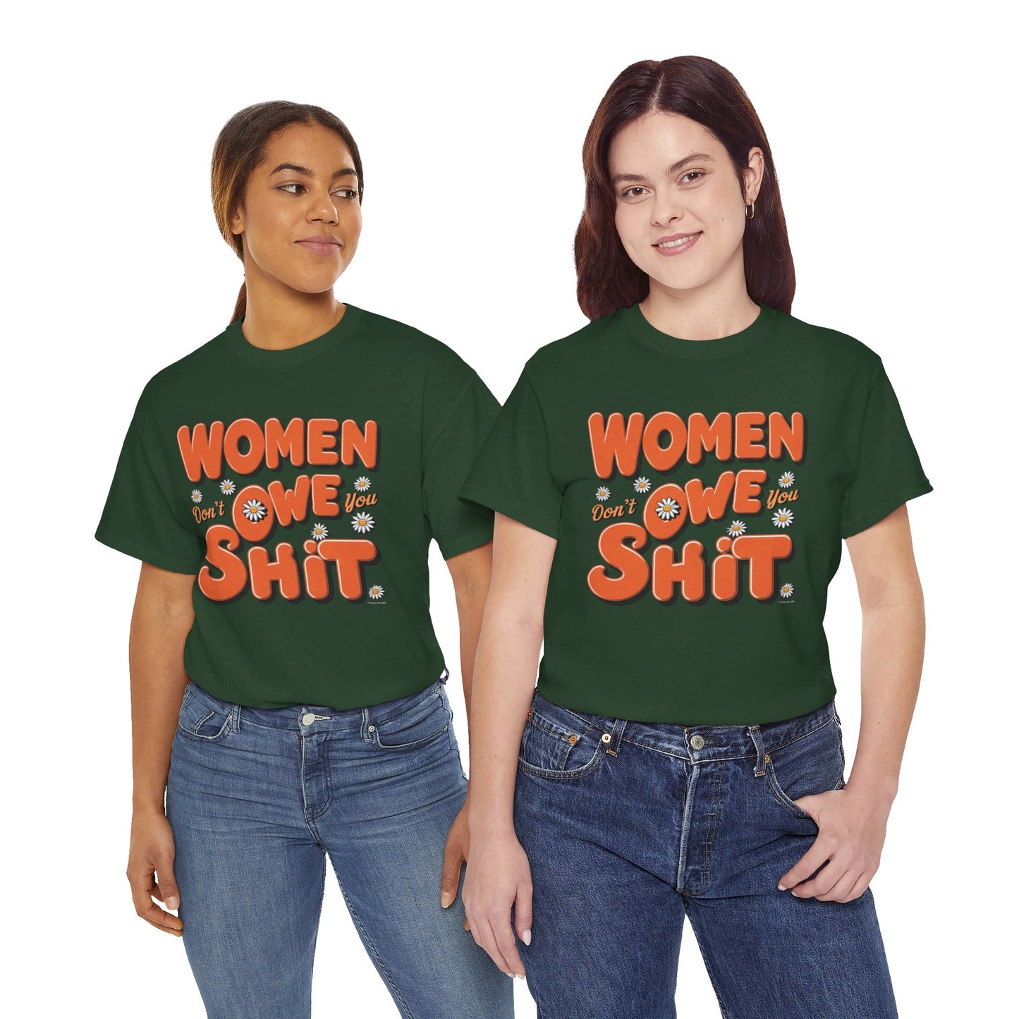 Women Don't Women Heavy Cotton Tee