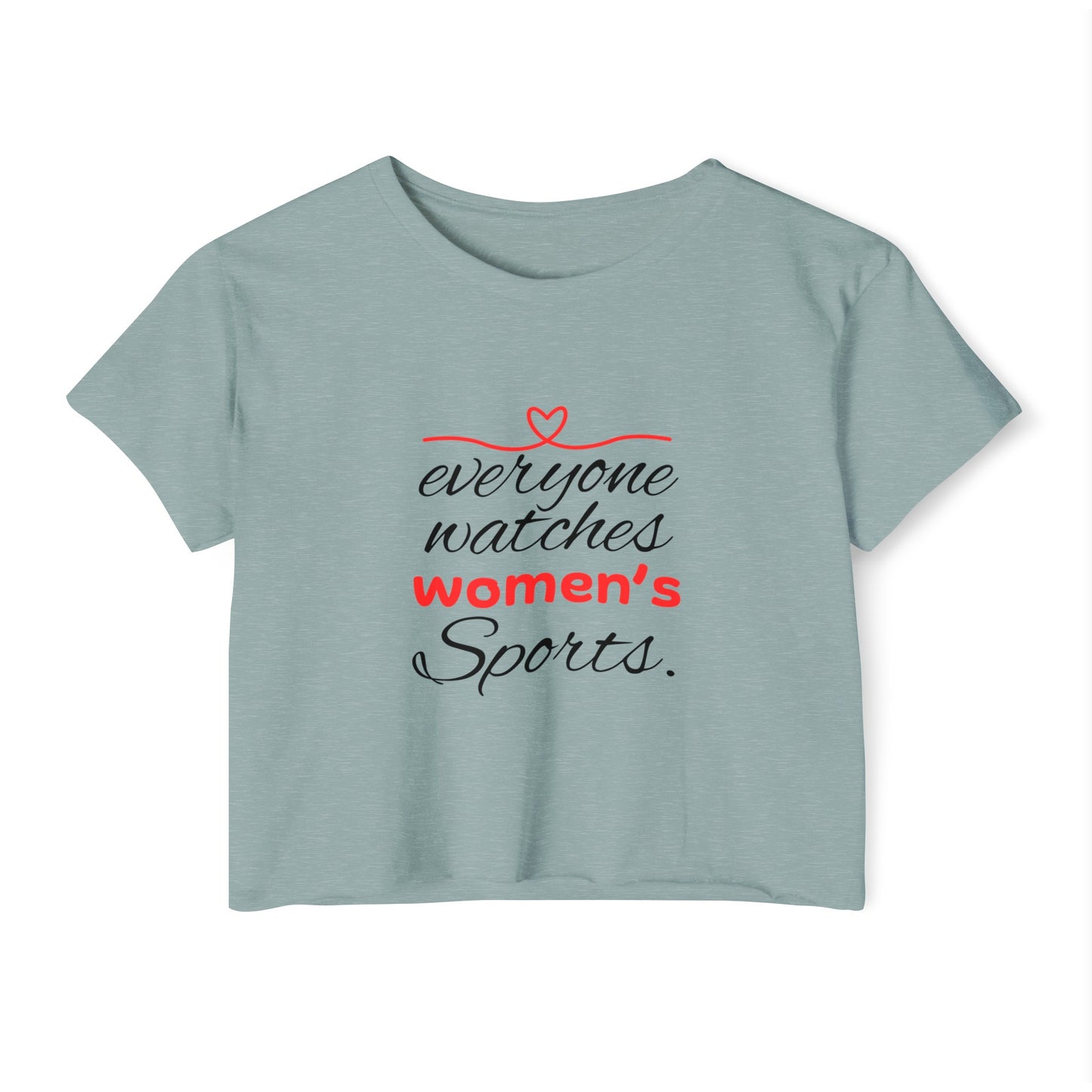 everyone watches Women's Festival Crop Top