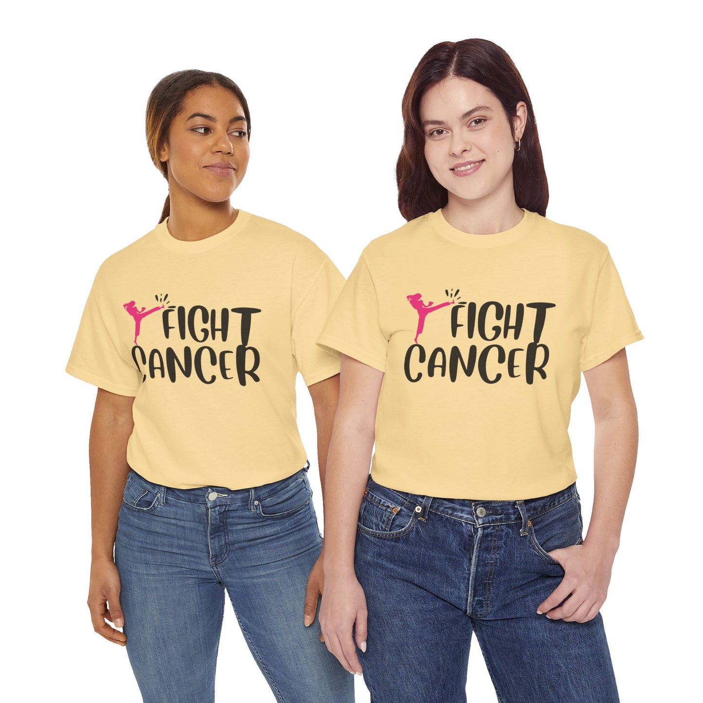 Fight Cancer Unisex Heavy Cotton Tee