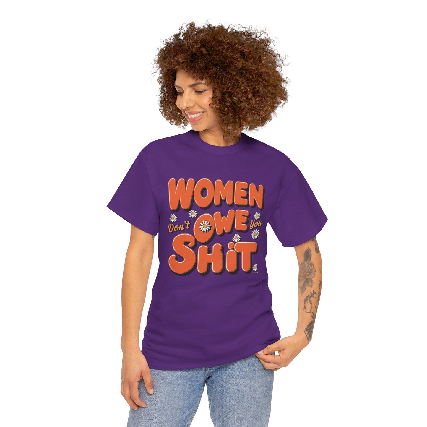Women Don't Women Heavy Cotton Tee