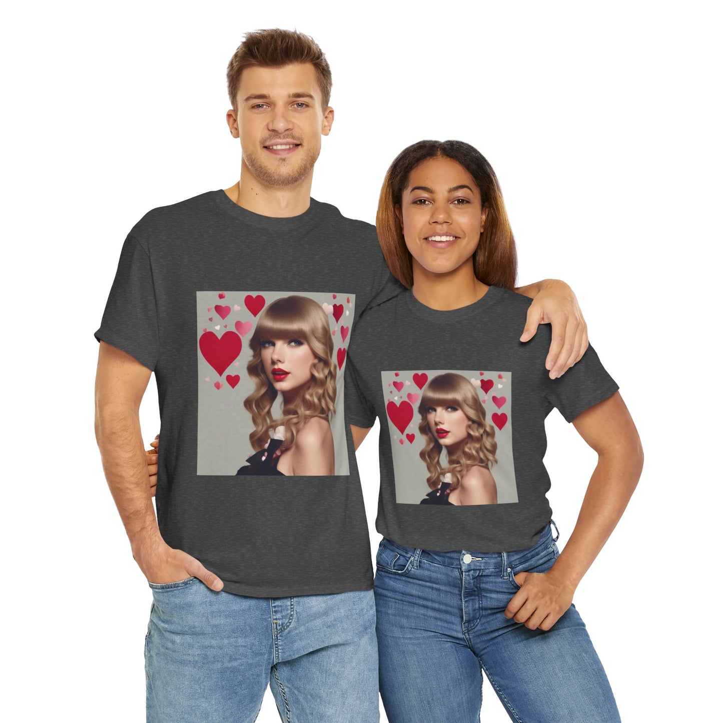 Taylor Swift T Shirt with Hearts