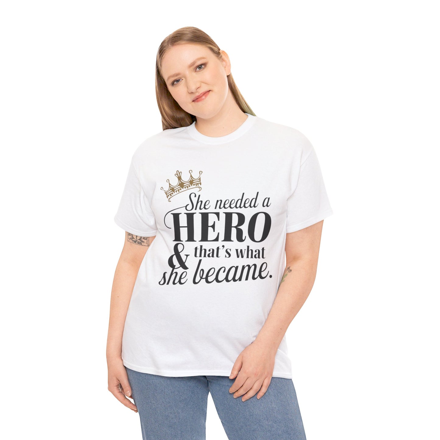 She Needed Women Heavy Cotton Tee