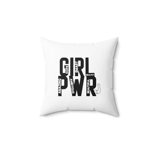 Girl Spun Polyester Square Pillow