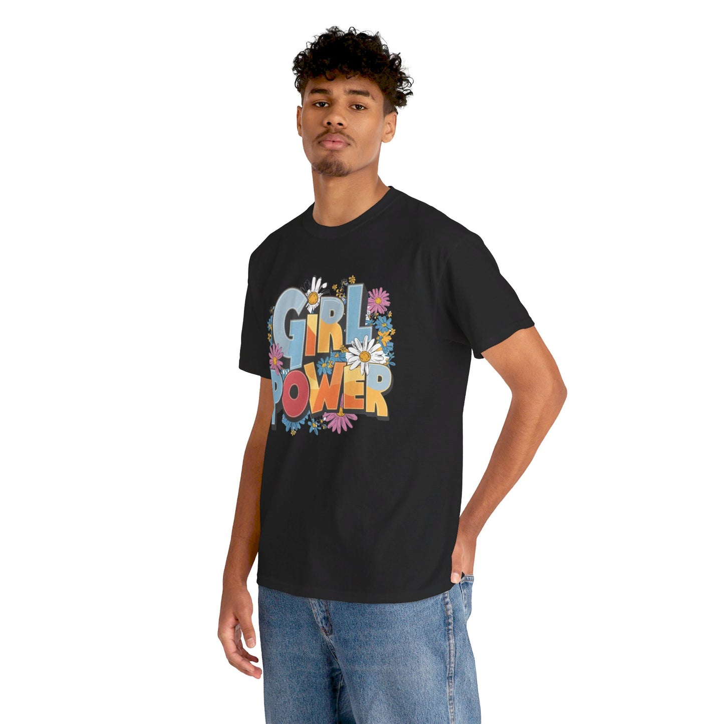 Girl Power Women Heavy Cotton Tee