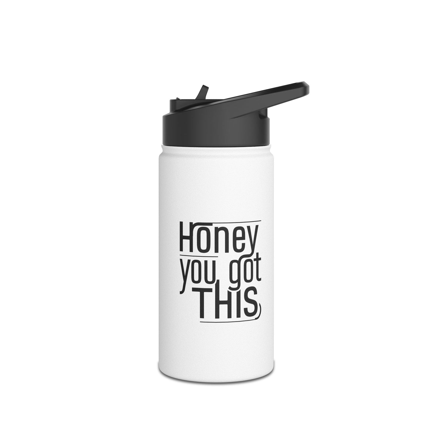 Honey You Stainless Steel Water Bottle, Standard Lid