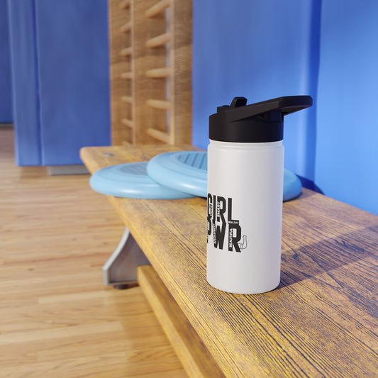 Girl Pwr  Stainless Steel Water Bottle, Standard Lid
