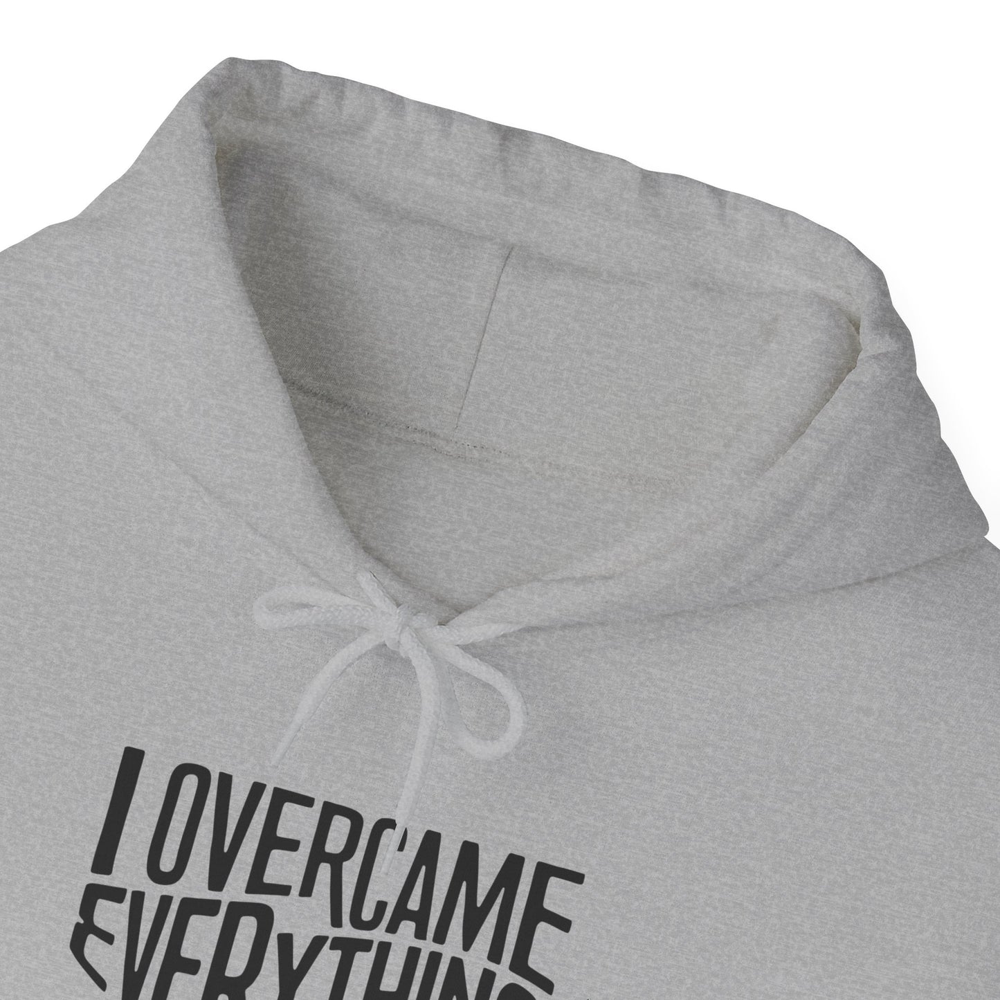 I Overcame Printed Unisex Heavy Blend™ Hooded Sweatshirt