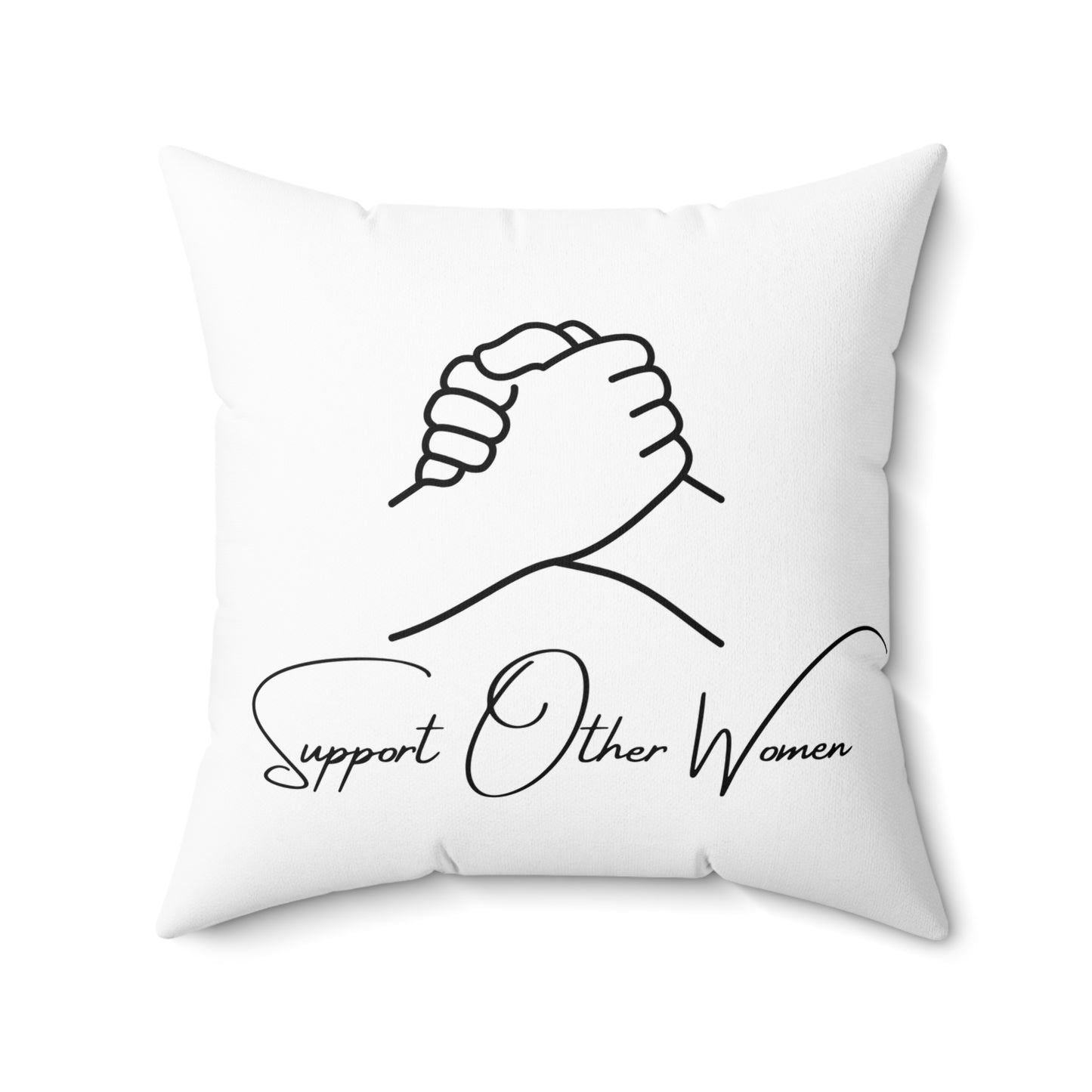 Support Spun Polyester Square Pillow