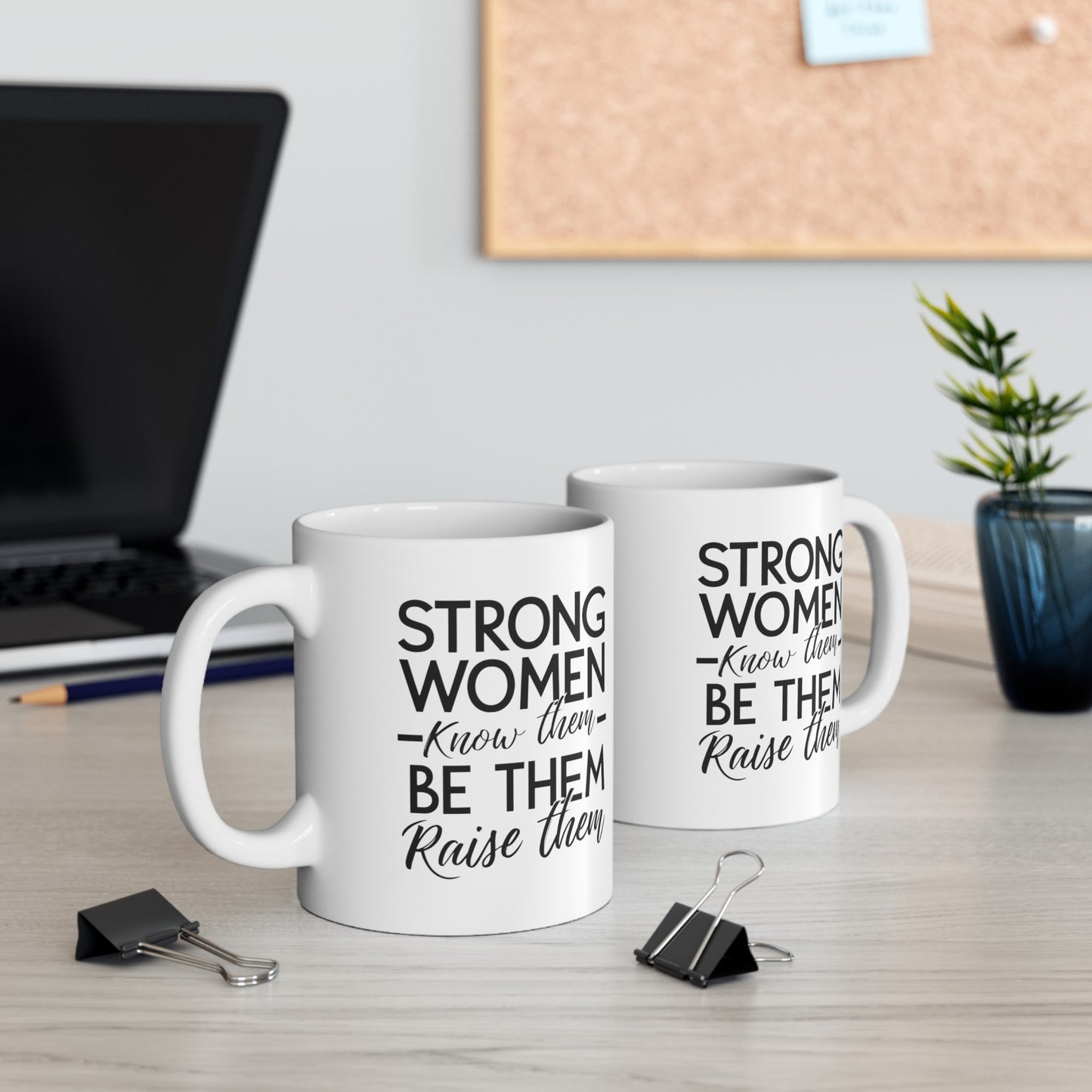 Strong Women Ceramic Mug, (11oz, 15oz)