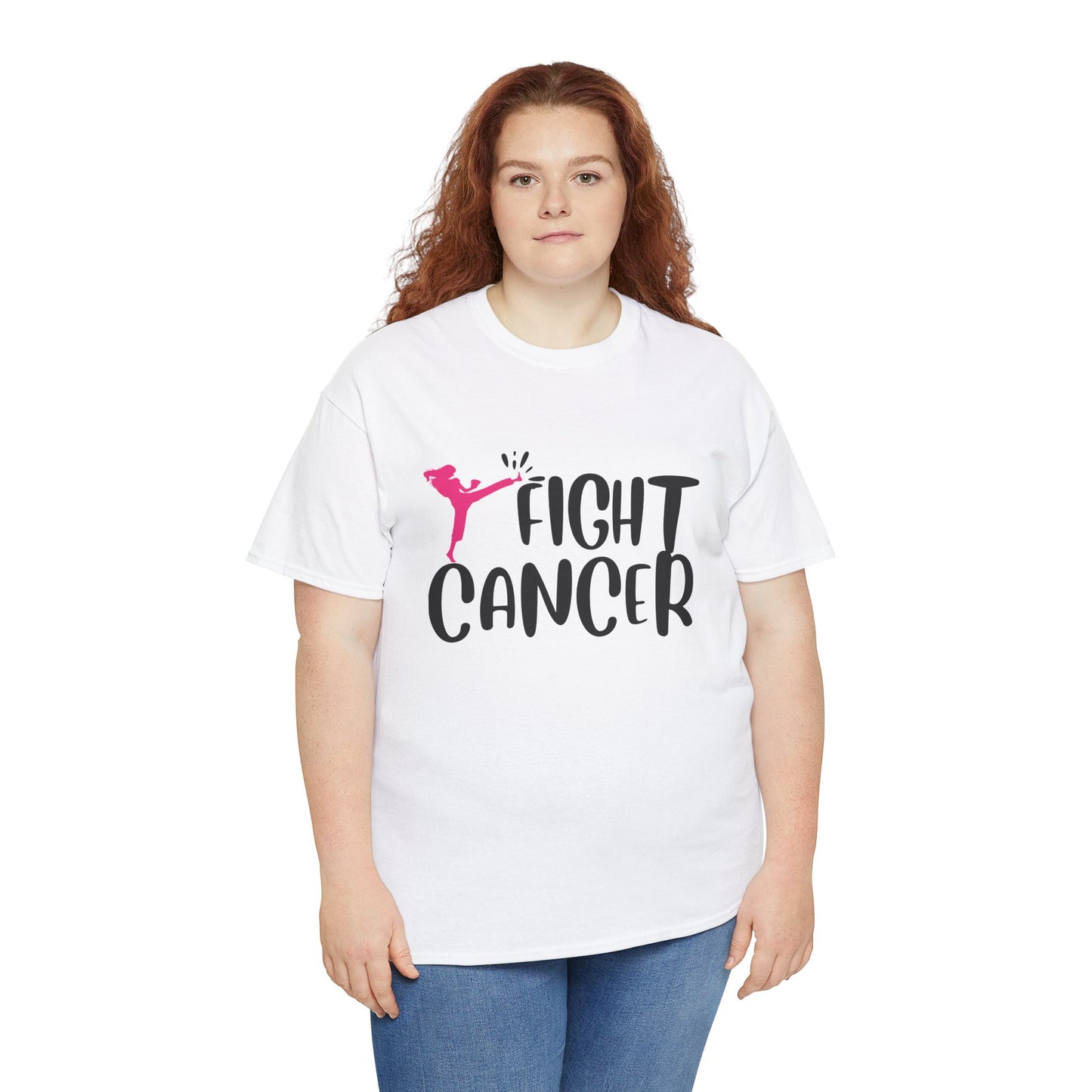 Fight Cancer Unisex Heavy Cotton Tee