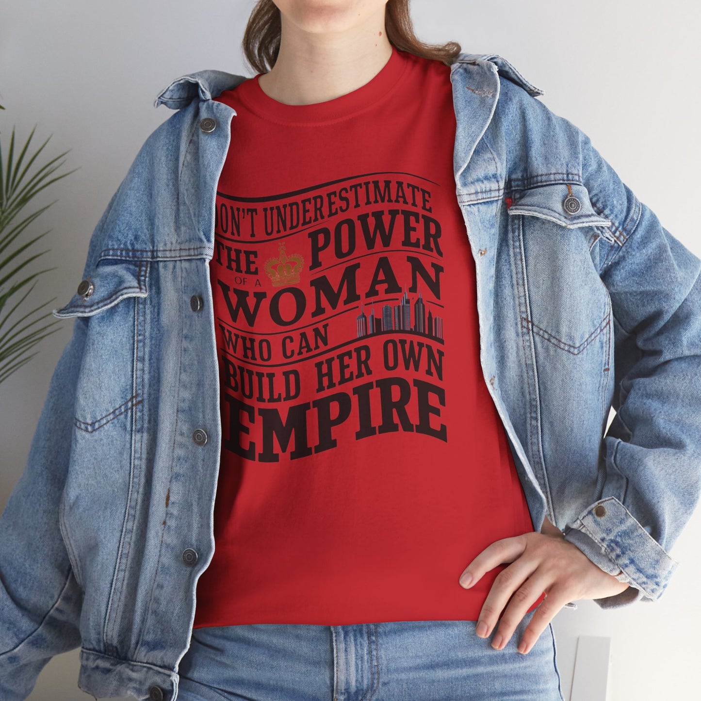 Don't Underestimate The Power Of Woman T Shirt with Hearts