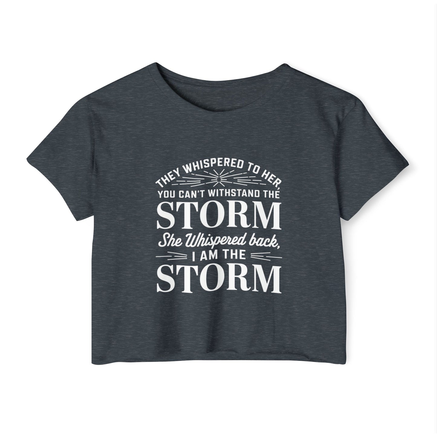They Whispered Women's Festival Crop Top