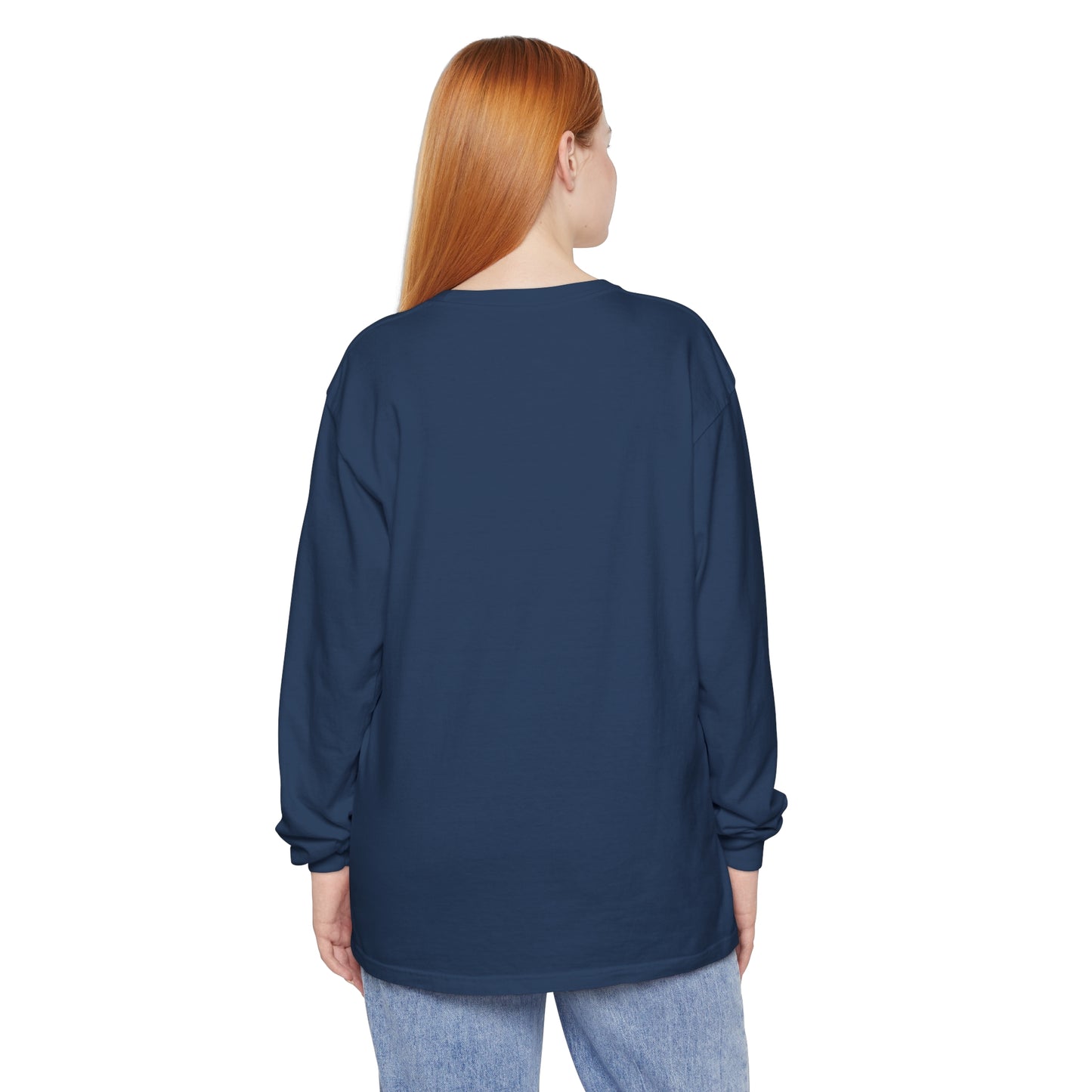 Be You Women Garment-dyed Long Sleeve T-Shirt