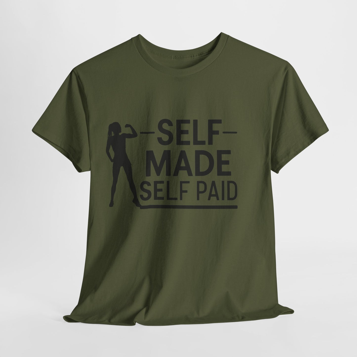Self Made Printed T Shirt with Hearts