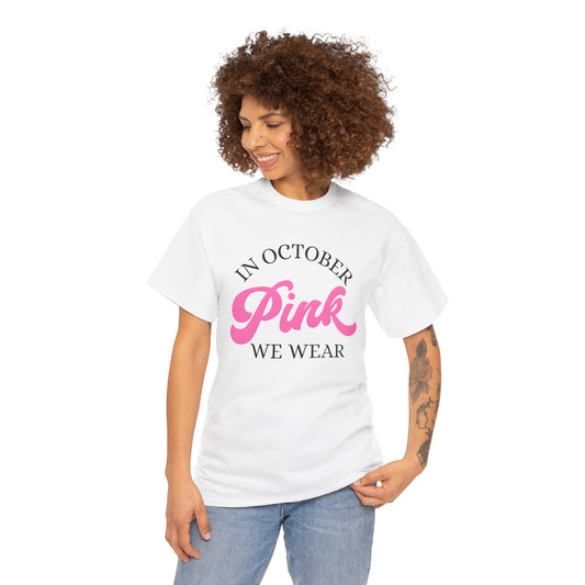 In October Unisex Heavy Cotton Tee