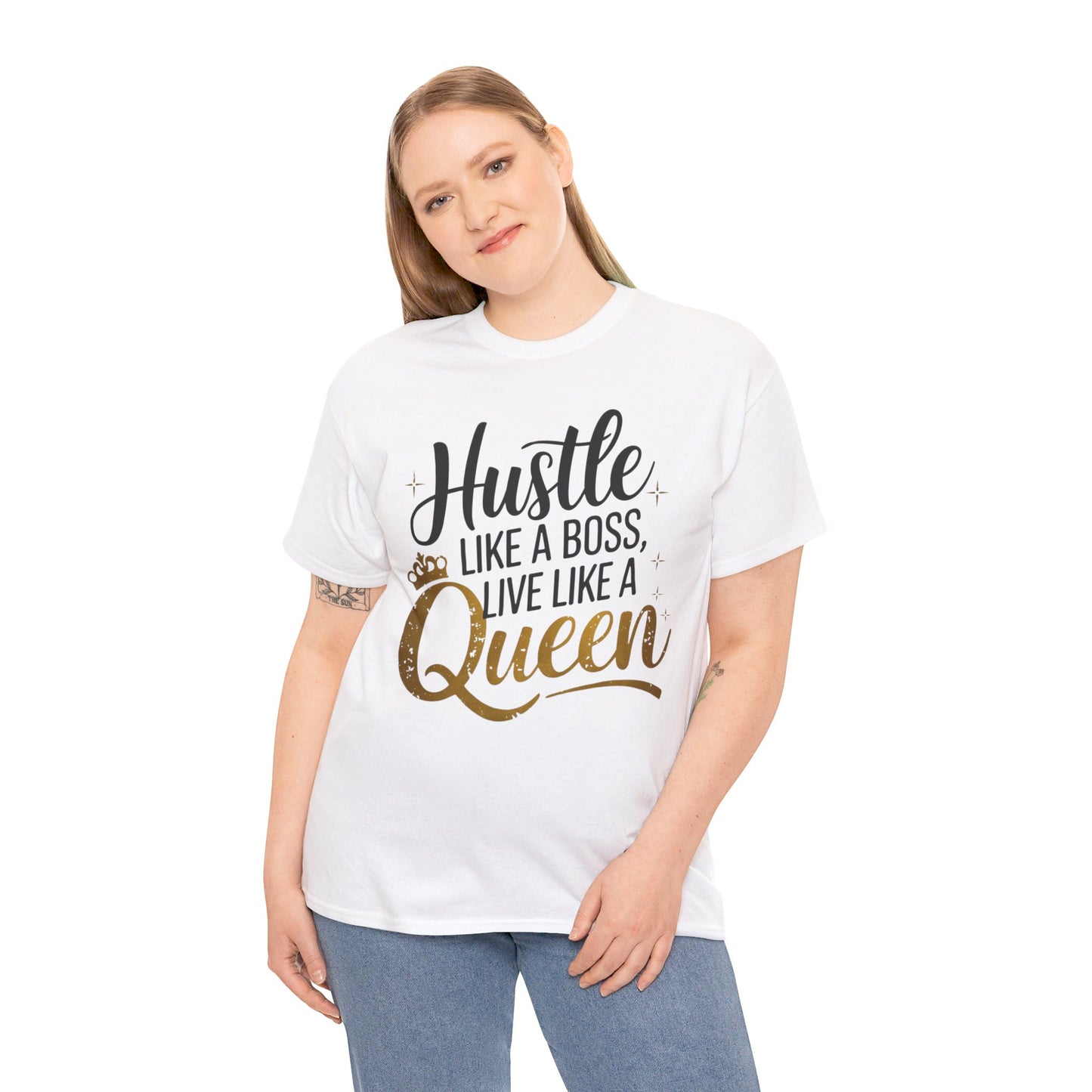 Hustle Women Heavy Cotton Tee