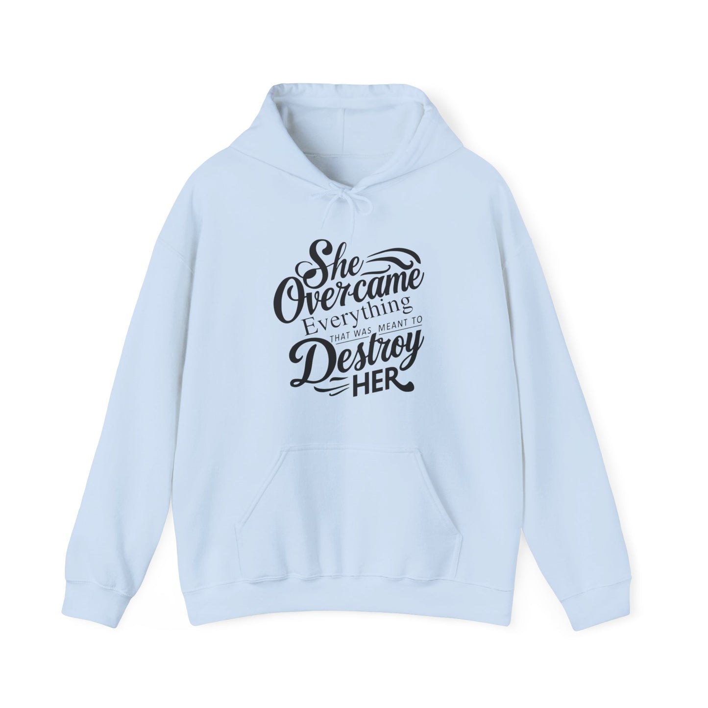 She Overcame Unisex Heavy Blend™ Hooded Sweatshirt
