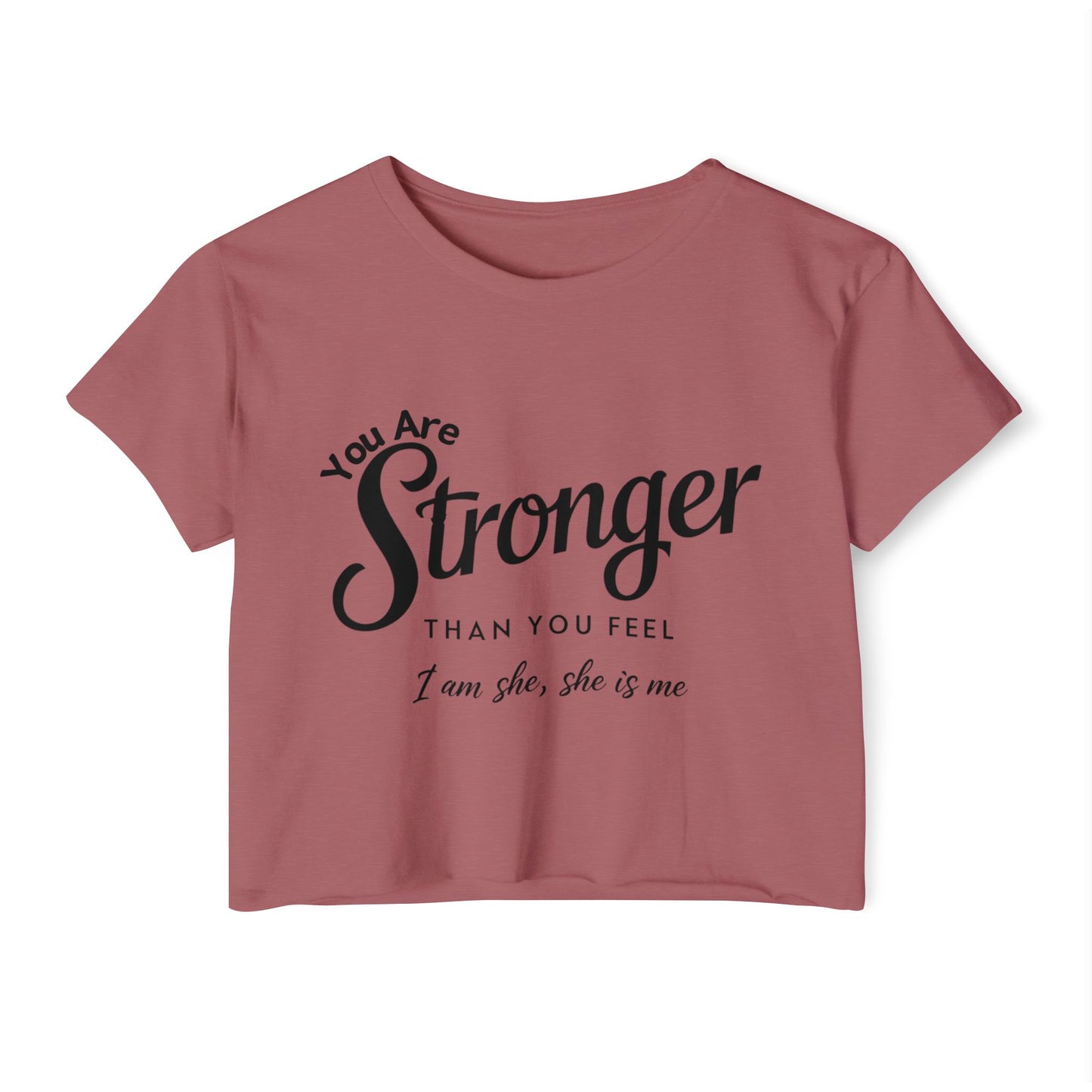 You Are Women's Festival Crop Top