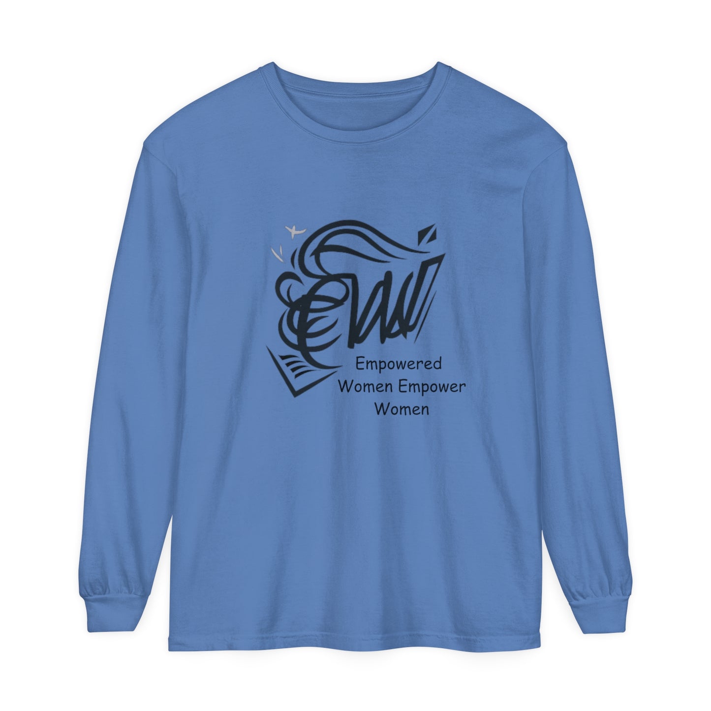 Empowered Women Garment-dyed Long Sleeve T-Shirt