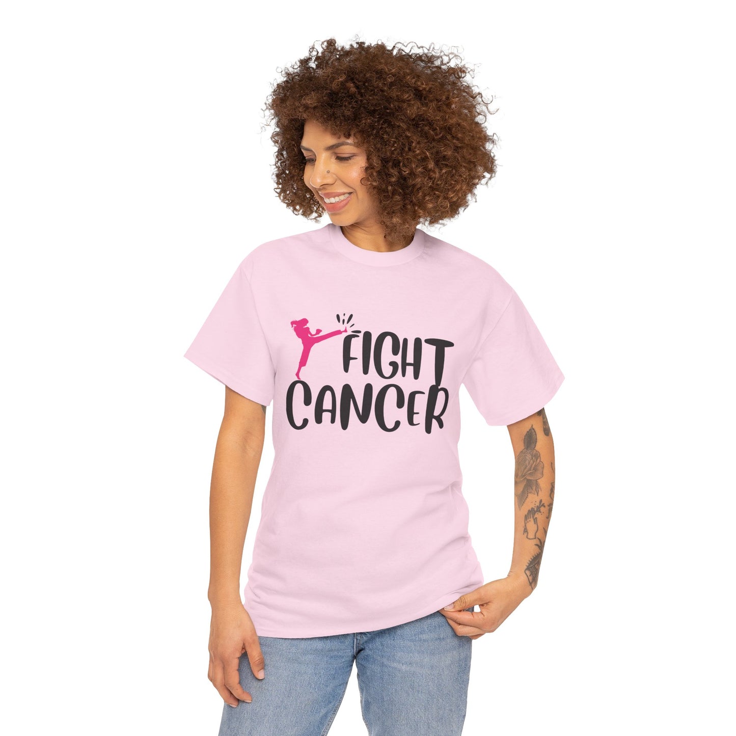 Fight Cancer Unisex Heavy Cotton Tee