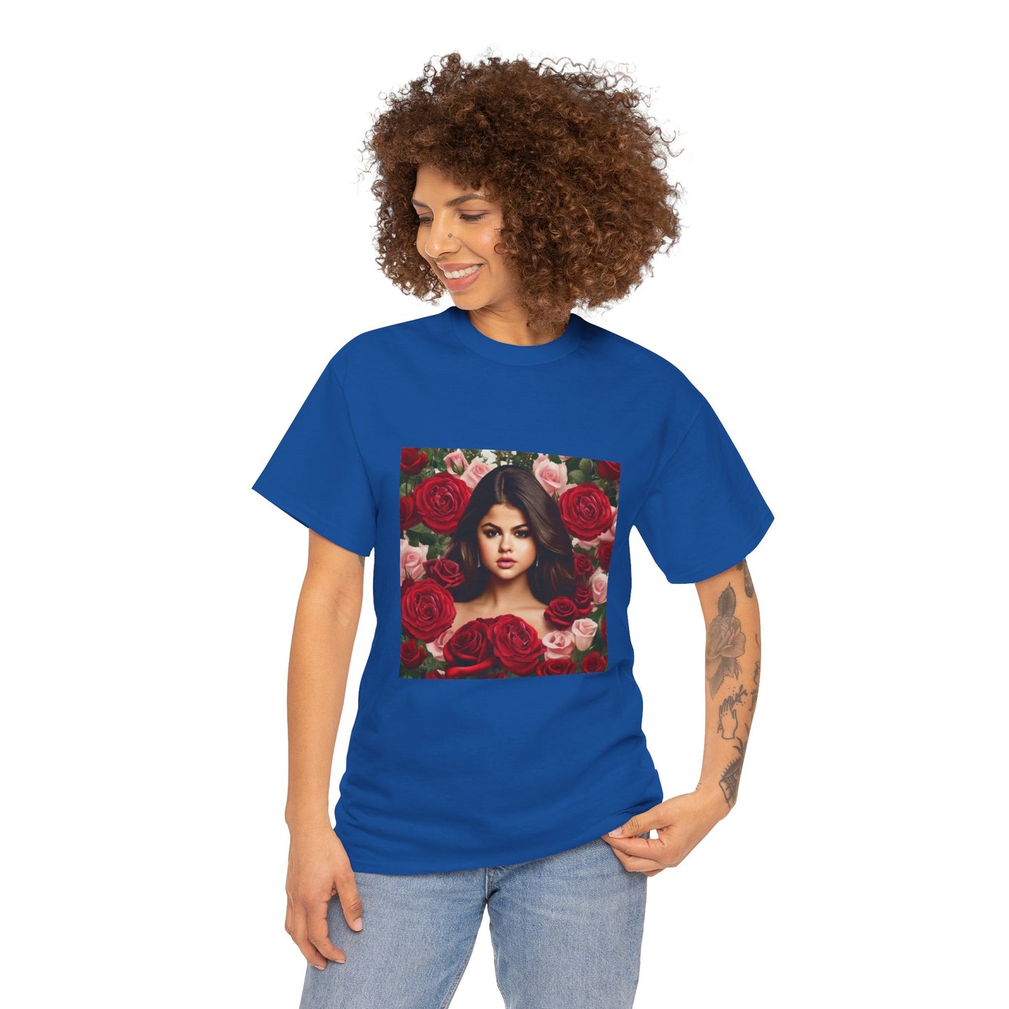 Selena Gomez T Shirt with Hearts