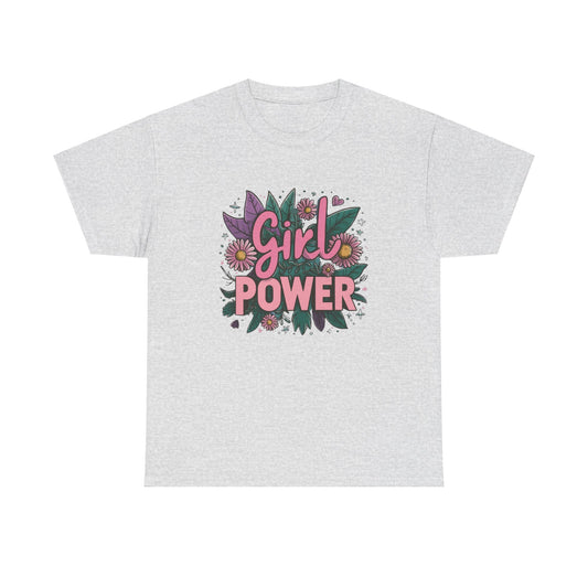 Girl Power Women Heavy Cotton Tee