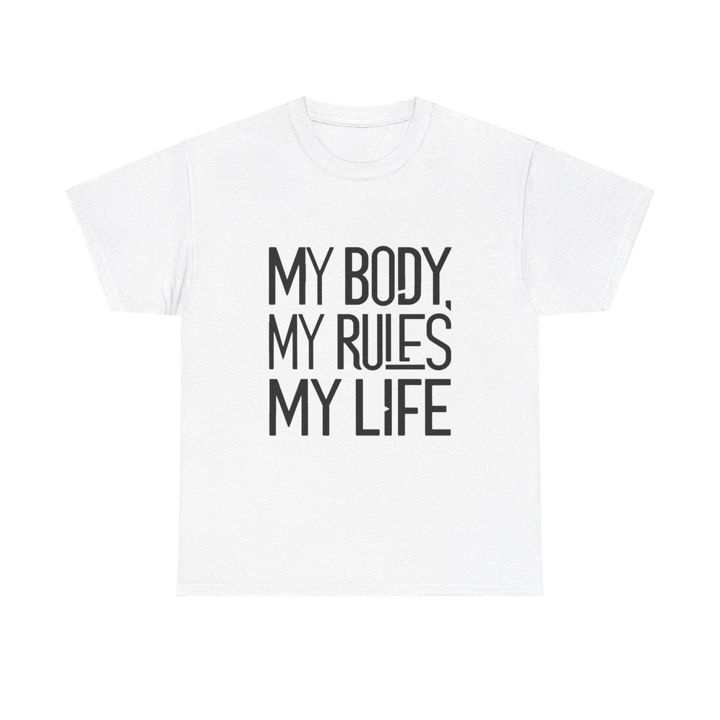 My Body, My Rules Women Heavy Cotton Tee