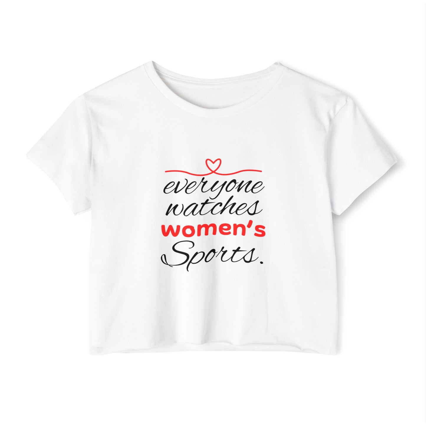 everyone watches Women's Festival Crop Top