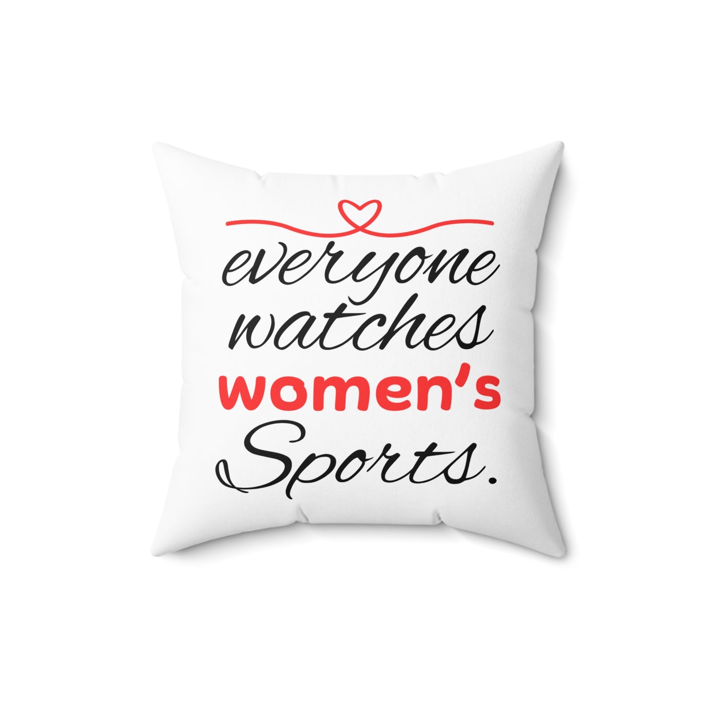Everyone Spun Polyester Square Pillow