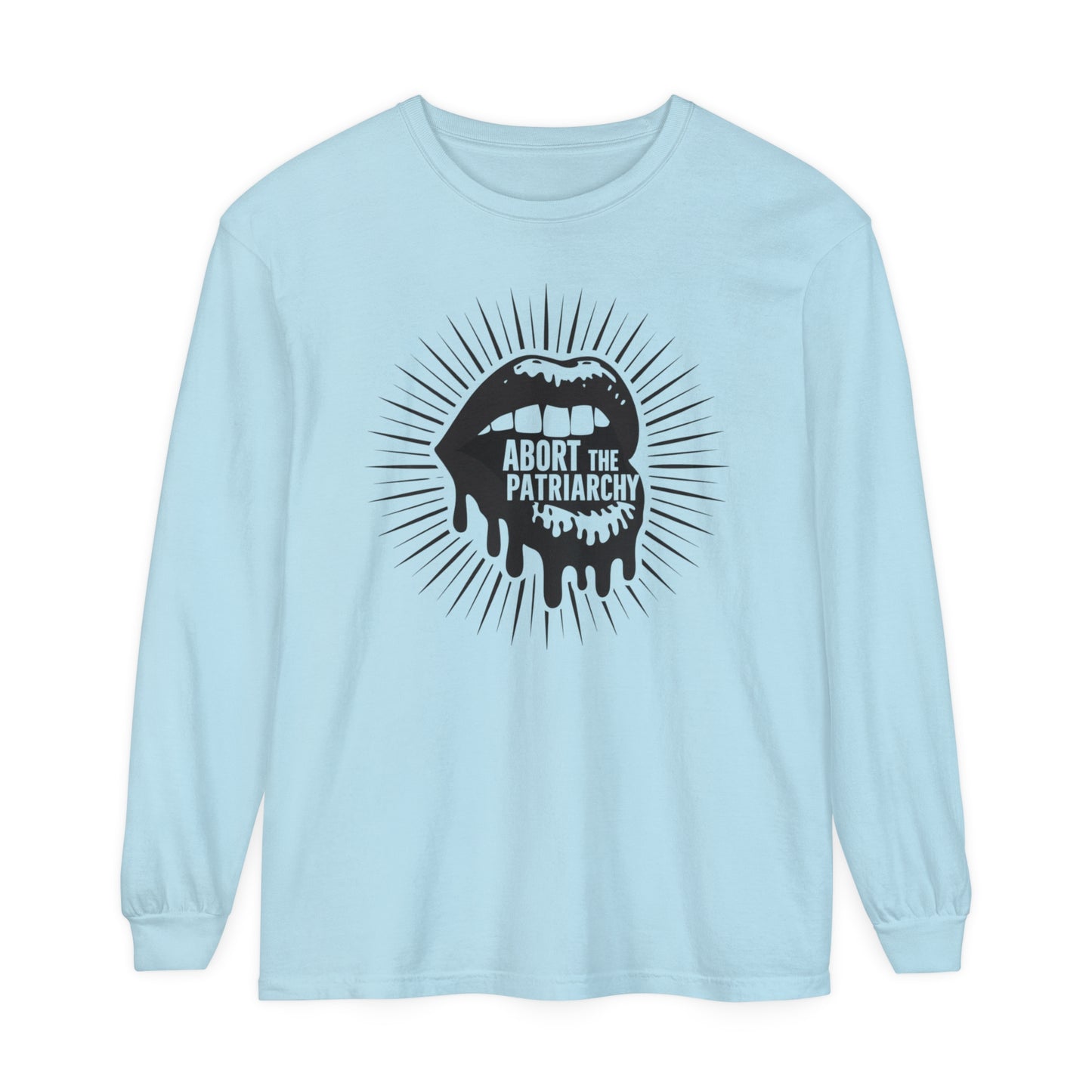 Abort The Women Garment-dyed Long Sleeve T-Shirt