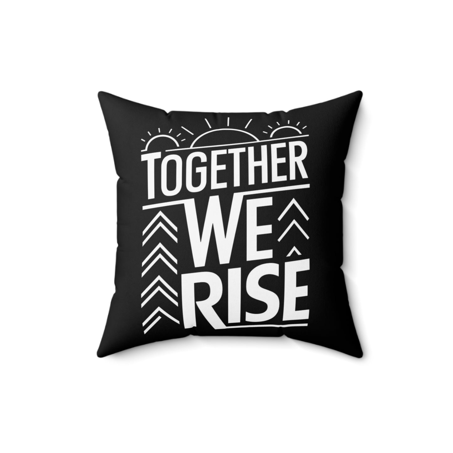 Together Spun Polyester Square Pillow