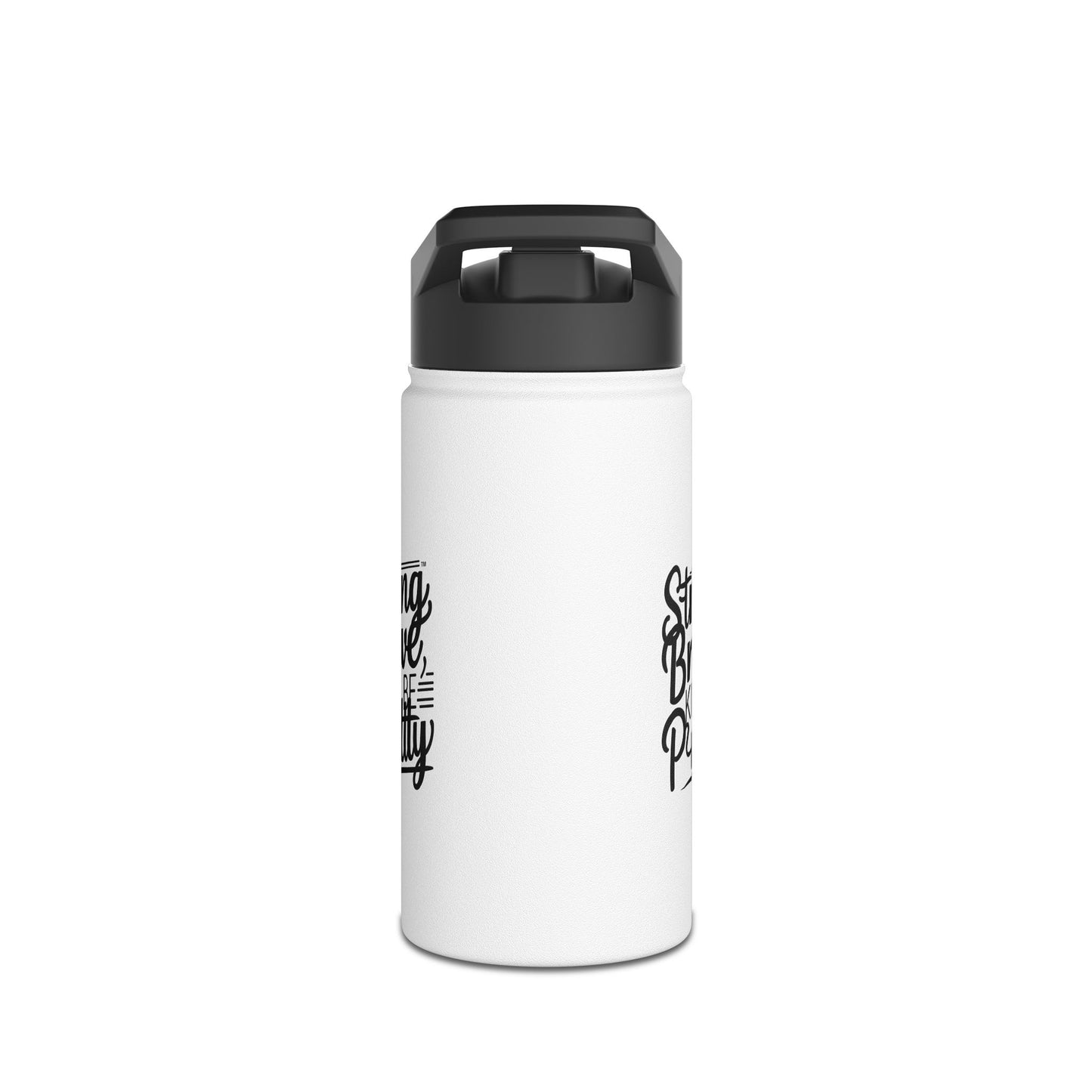 Strong Brave Stainless Steel Water Bottle, Standard Lid