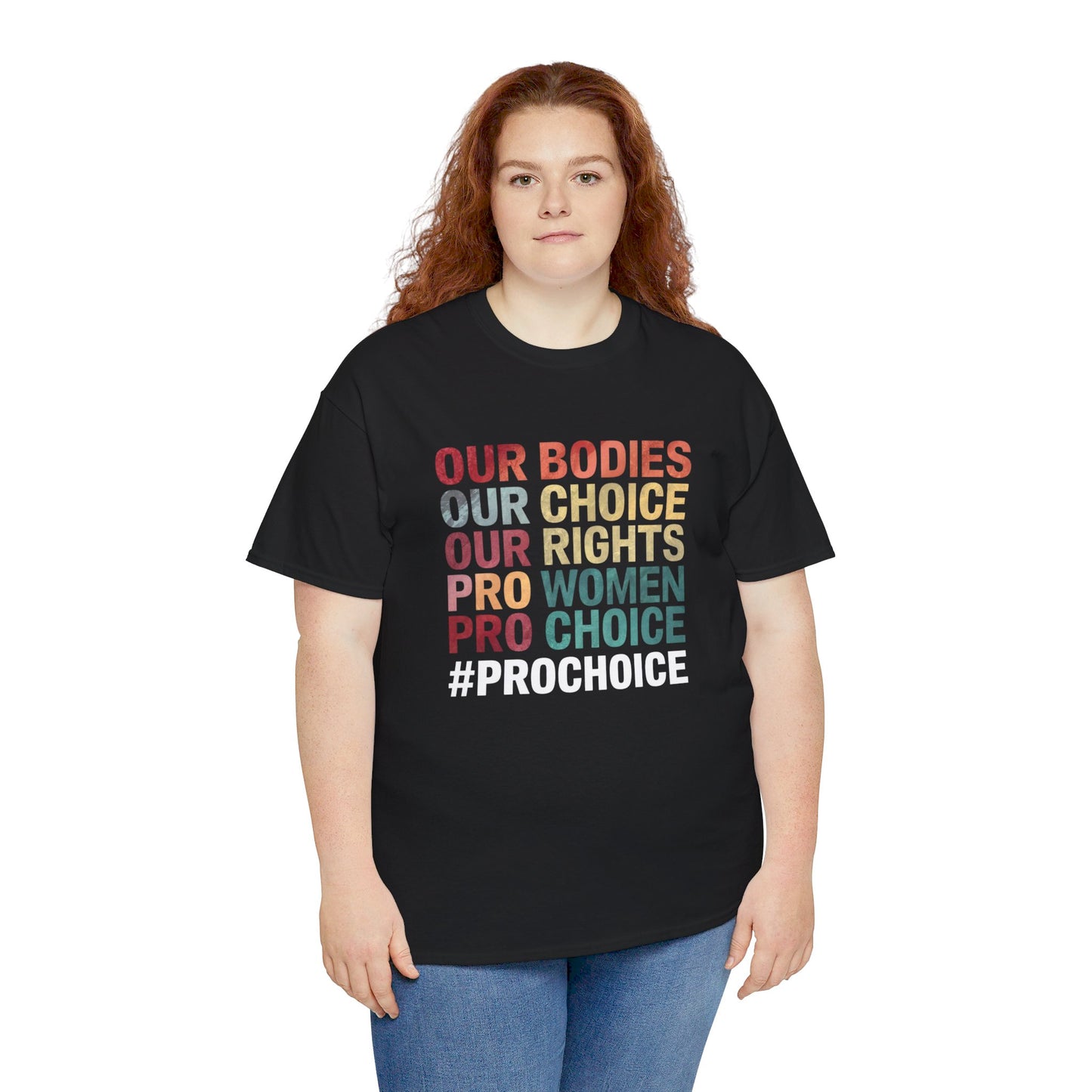 Our Bodies Women Heavy Cotton Tee