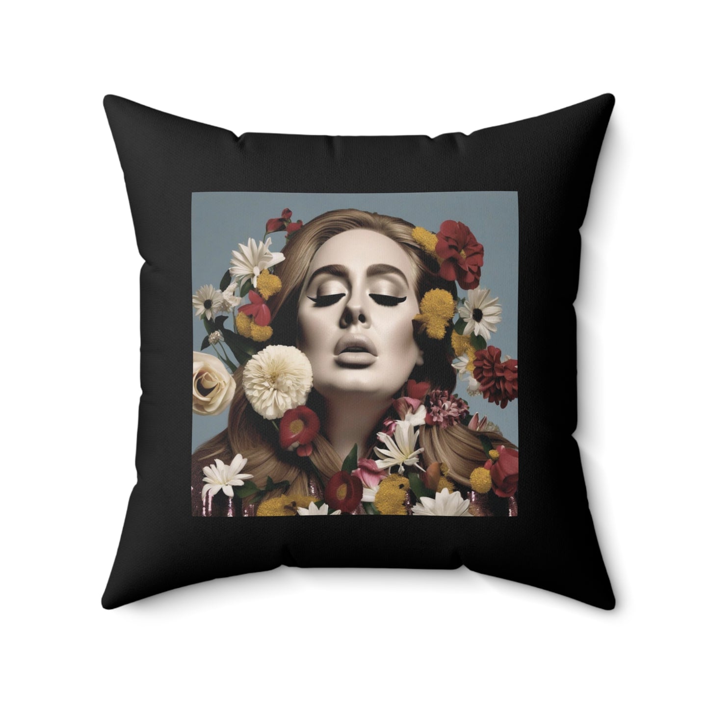 Women Spun Polyester Square Pillow