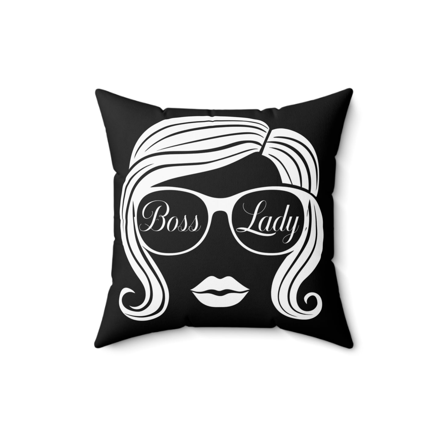 Boss Lady Spun Polyester Square Pillow