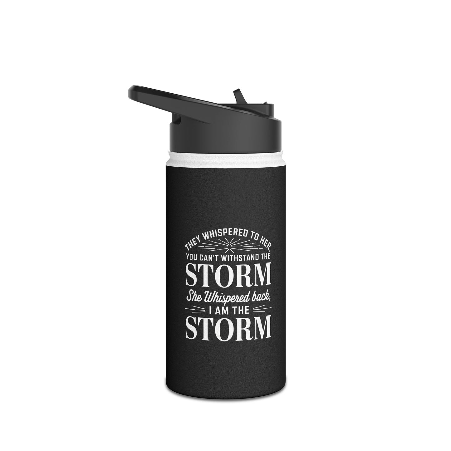 They Whispered Stainless Steel Water Bottle, Standard Lid