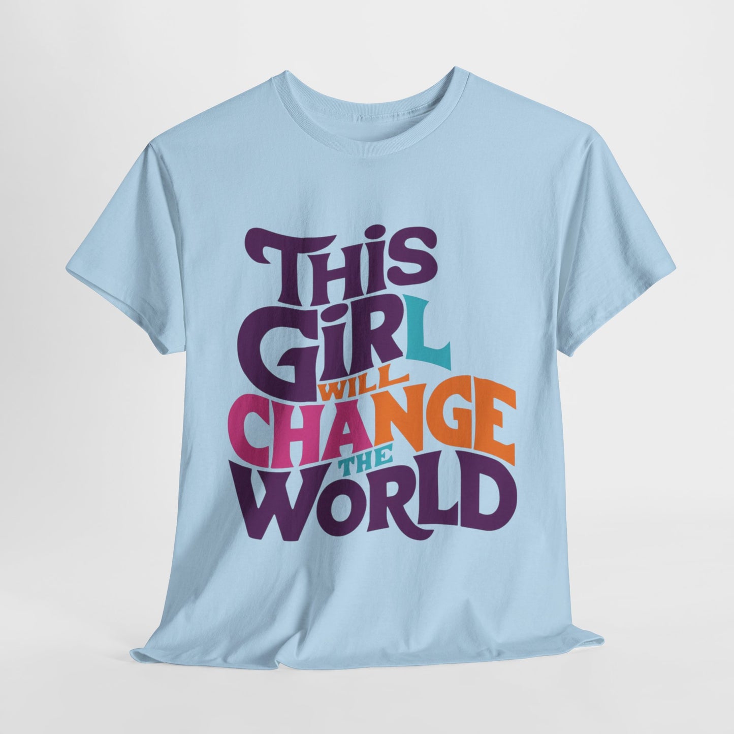 This Girl Printed  T Shirt with Hearts