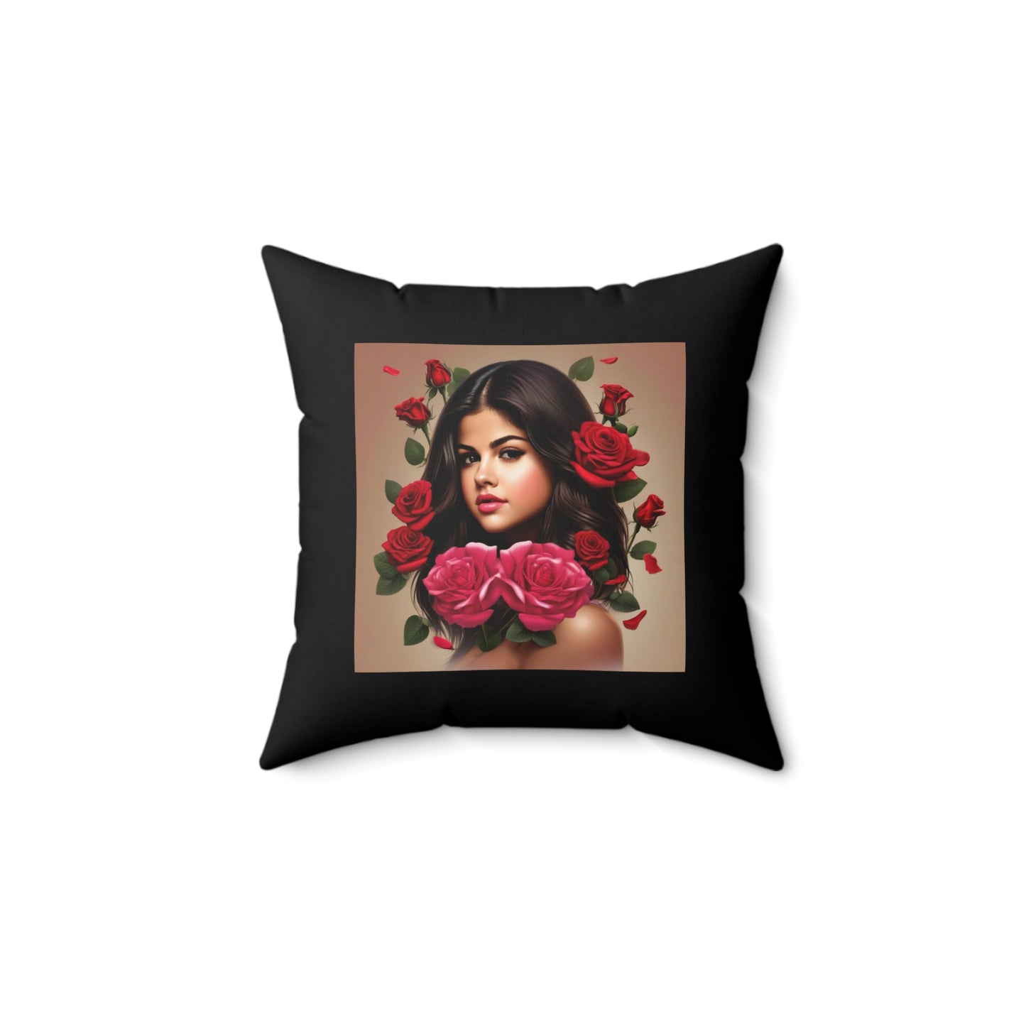 Women Spun Polyester Square Pillow